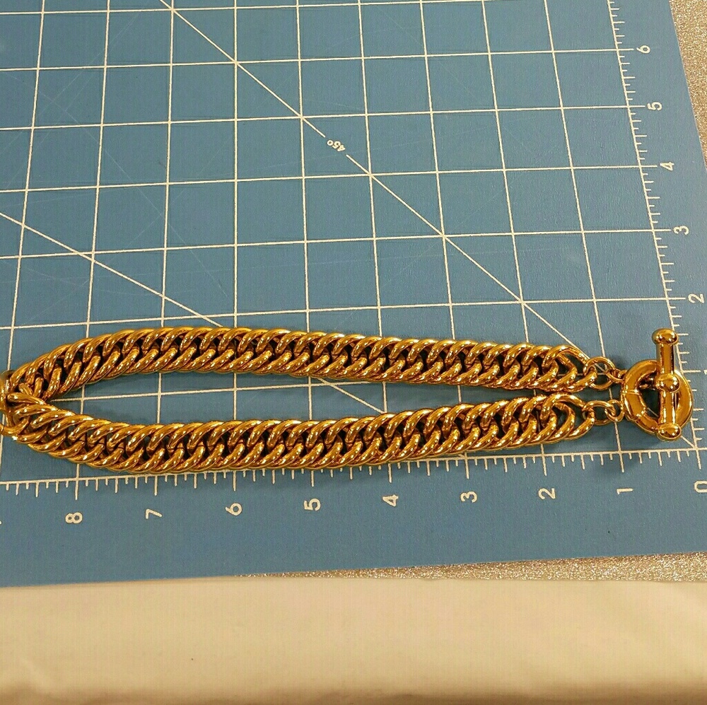 Vintage 80s Gold Colored Chain Necklace